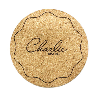 レーザー彫刻コースターcharlie