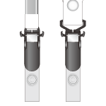 バンドクリップ10mm巾用と15mm巾用