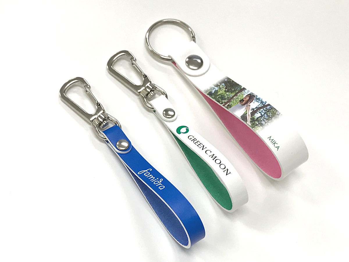 人工皮革製オリジナル携帯ストラップTOP KANARY